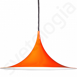 Светильник подвесной Gubi Semi Pendant M glossy, оранжевый                                          