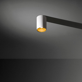 Светильник накладной Modular Lotis tubed surface LED, белый/золотой                                 