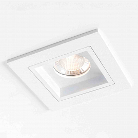 Светильник встраиваемый Modular Qbini square in LED GE 40° 3000K, белый                             