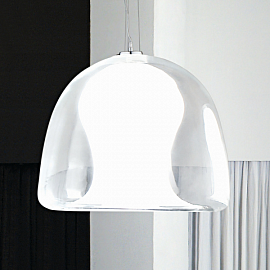 Светильник подвесной Vistosi Naranza SP G, прозрачный/белый                                         