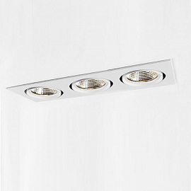 Светильник встраиваемый Modular Marcel 3x LED GE 3000K 15°, белый                                   