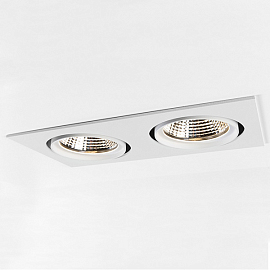 Светильник встраиваемый Modular Marcel 2x LED GE 3000K 15°, белый                                   