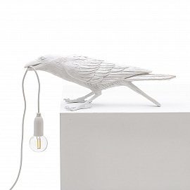 Светильник настольный Seletti Bird Lamp Playing White                                               
