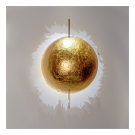 Светильник настенный Catellani & Smith PostKrisi W 40, теплый белый, золотой                        