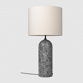 Светильник напольный Gubi Gravity Floor Lamp - XL Low, серый мрамор/холст                           