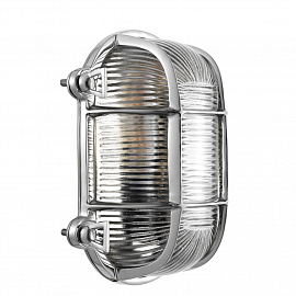 Светильник настенный Eichholtz Wall Lamp Aqua L, никель/прозрачный                                  