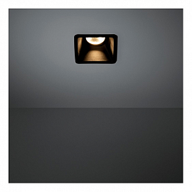 Светильник встраиваемый Modular Lotis square for LED GE, черный                                     