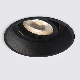 Светильник встраиваемый Wever Ducre Deep adjust 1.0 LED, черный                                     