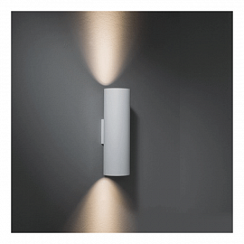 Светильник настенный Modular Lotis tubed wall 2xLED, белый/черный                                   