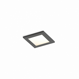 Светильник встраиваемый Wever Ducre Luna square 1.0 LED, черный                                     