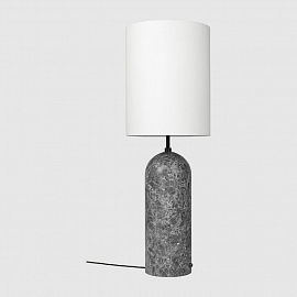 Светильник напольный Gubi Gravity Floor Lamp - XL High, серый мрамор/белый                          