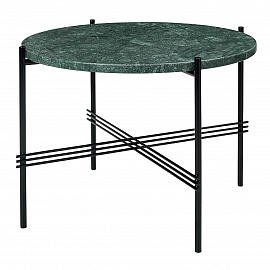 Стол Gubi TS Coffee Table - Round, Ø55, зеленое стекло                                              