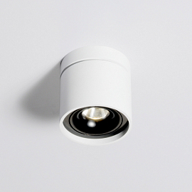 Светильник накладной Wever Ducre Sirra 1.0 LED, белый/черный                                        