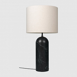 Светильник напольный Gubi Gravity Floor Lamp - XL Low, черный мрамор/холст                          