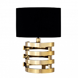 Светильник настольный Eichholtz Table Lamp Boxter S, золотой/черный                                 