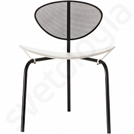 Стул Gubi Nagasaki chair, черный/белый                                                              