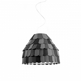 Светильник подвесной Fabbian Roofer-Steeple, серый                                                  