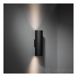 Светильник настенный Modular Lotis tubed wall 2xES50, черный/золотой                                