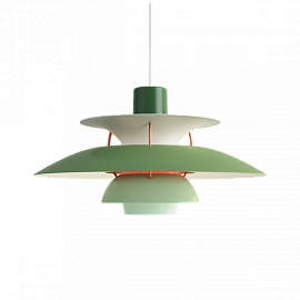 Светильник подвесной Louis Poulsen PH 5, зеленый                                                    