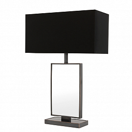 Светильник настольный Eichholtz Table Lamp Hyperion, бронза/зеркальный/черный                       