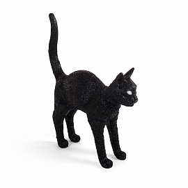 Светильник настольный Seletti Jobby The Cat, черный                                                 