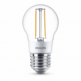Светодиодная филаментная лампа Philips LED Classic P45 E27 2700K (тёплый) 4.5 Вт (50 Вт)