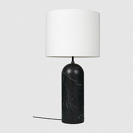 Светильник напольный Gubi Gravity Floor Lamp - XL Low, черный мрамор/белый                          