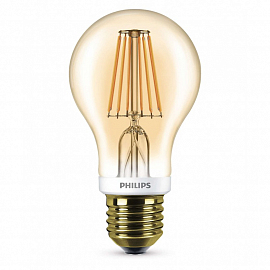 Светодиодная филаментная лампа Philips LED Classic A60 E27 2000K (тёплый) 7.5 Вт (60 Вт)