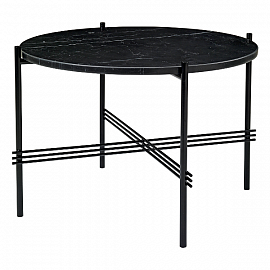 Стол Gubi TS Coffee Table - Round, Ø55, черный мрамор                                               