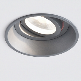 Светильник встраиваемый Wever Ducre Deep adjust 1.0 LED, серебряный                                 