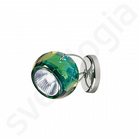Светильник накладной Fabbian Beluga Colour appl/plaf, зеленый                                       