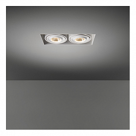 Светильник встраиваемый Modular Mini multiple trimless for 2x LED GE, белый                         