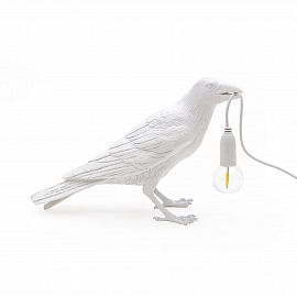 Светильник настольный Seletti Bird Lamp Waiting White                                               