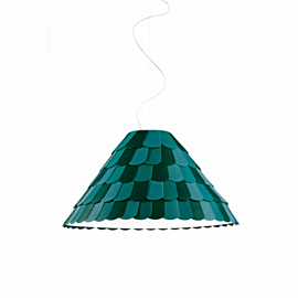 Светильник подвесной Fabbian Roofer-Gable, зеленый                                                  