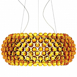 Светильник подвесной Foscarini Caboche grande, золотой                                              