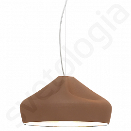 Светильник подвесной Marset Pleat box 47, коричневый/белый                                          